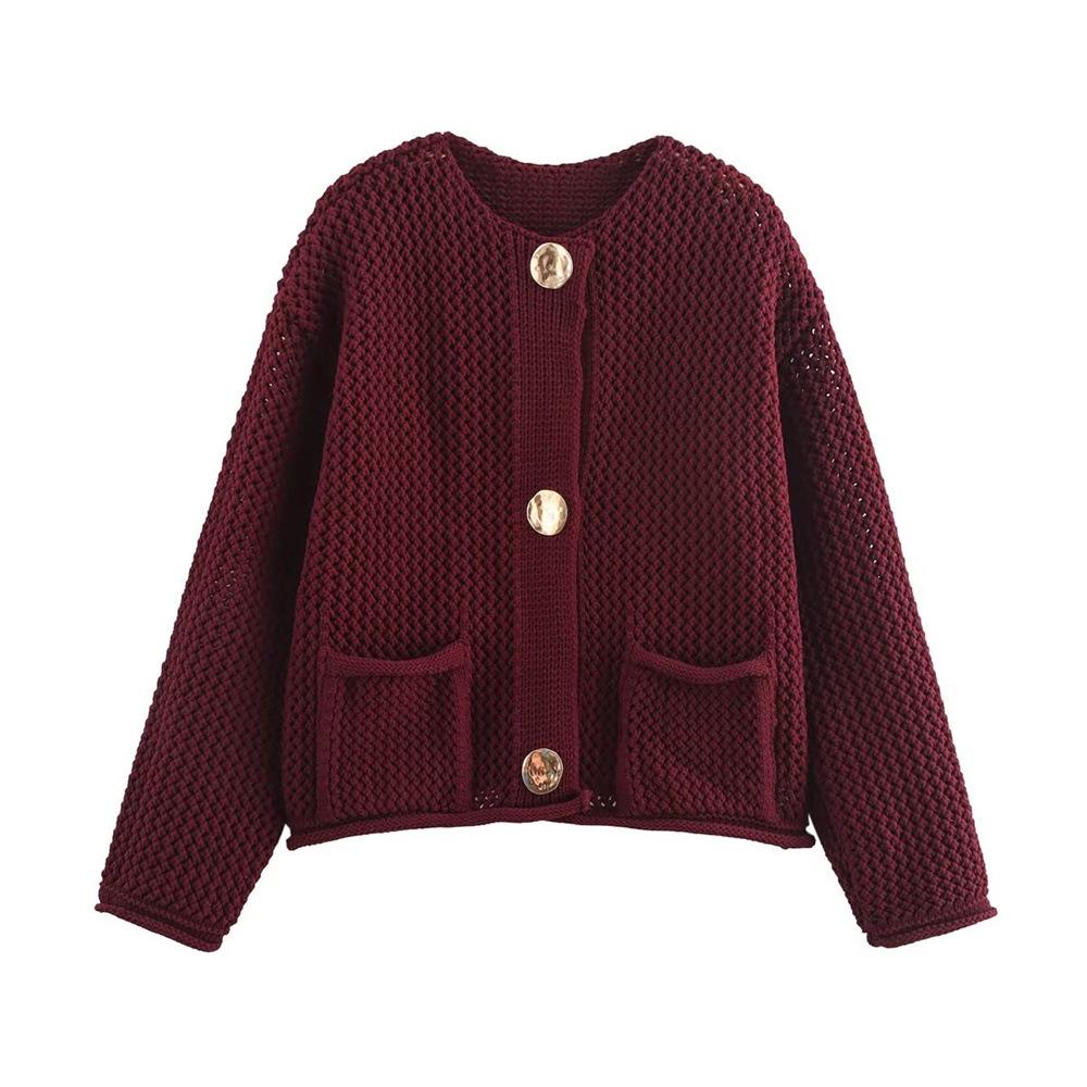 2024 Women s Dark Red Chunky Knit Cardigan: Simple, Fashionable, Versatile Autumn/Winter Small темно-красного
2024 Women s Dark Red Chunky Knit Cardigan: Simple, Fashionable, Versatile Autumn/Winter Small темно-красного