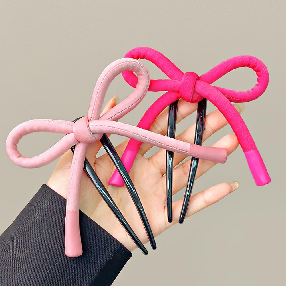 Cloth Bow Hair Stick Lightweight Hair Fork Headdress U-shaped Hairpin School фиолетовый
Cloth Bow Hair Stick Lightweight Hair Fork Headdress U-shaped Hairpin School фиолетовый