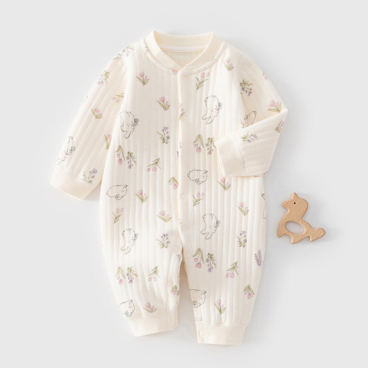 Quilted Cotton Bodysuit: Warm Newborn One-Piece for Autumn & Winter Size 90
Quilted Cotton Bodysuit: Warm Newborn One-Piece for Autumn & Winter Size 90