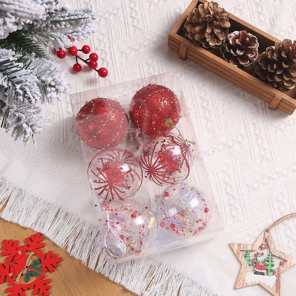 6PCS Glitter Christmas Pendant 8cm Xmas Ornaments Christmas Tree Decoration Ball New Year
6PCS Glitter Christmas Pendant 8cm Xmas Ornaments Christmas Tree Decoration Ball New Year