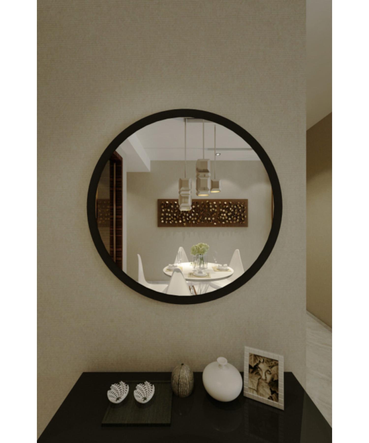 Декоративное консольное зеркало Merlin, матовое черное, 59 см
Декоративное консольное зеркало Merlin, матовое черное, 59 см