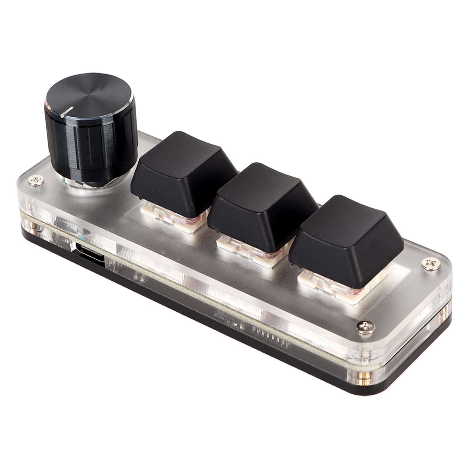 One-Handed Macro Mechanical Keyboard, Portable Mini Gaming Keypad, Fully Programmable Keys with Red Switches, DIY Programmable Shortcuts, Custom USB
One-Handed Macro Mechanical Keyboard, Portable Mini Gaming Keypad, Fully Programmable Keys with Red Switches, DIY Programmable Shortcuts, Custom USB