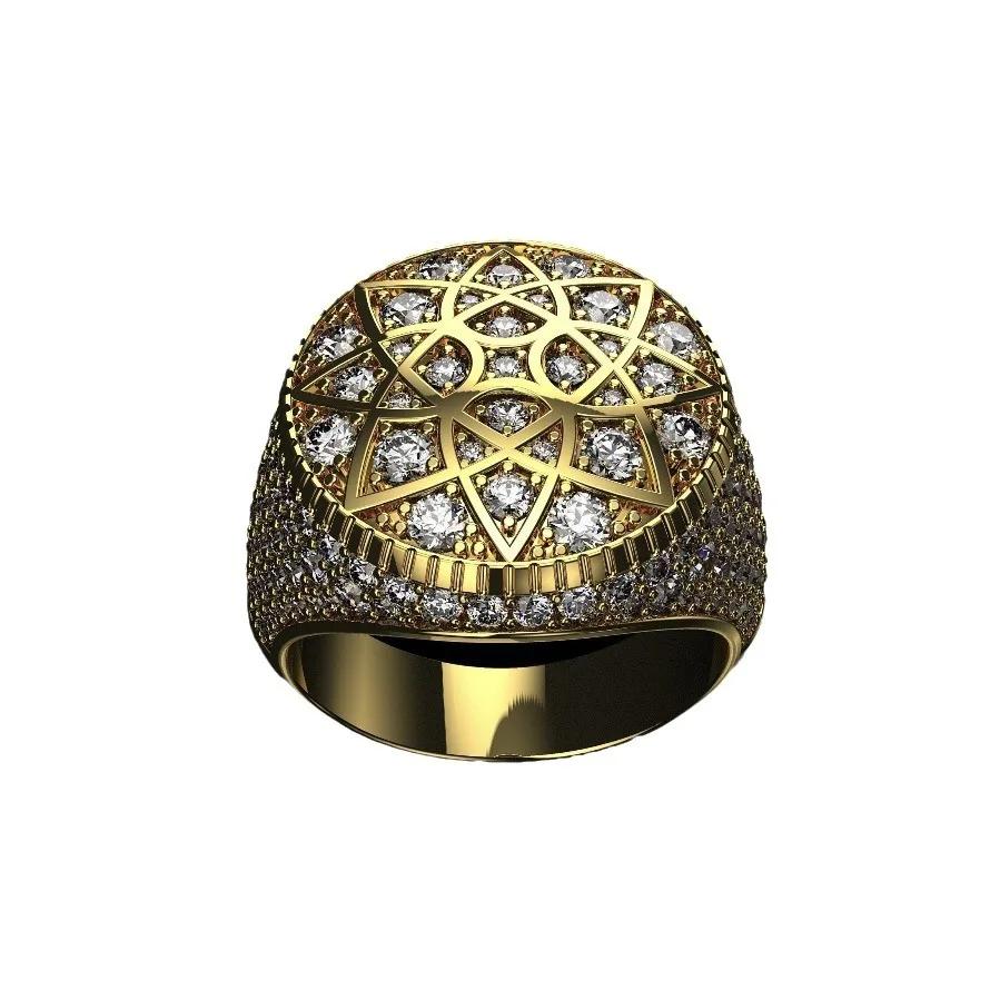 Men s full zircon ring domineering family retro lotus shape alloy men s jewelry 7 золотой
Men s full zircon ring domineering family retro lotus shape alloy men s jewelry 7 золотой