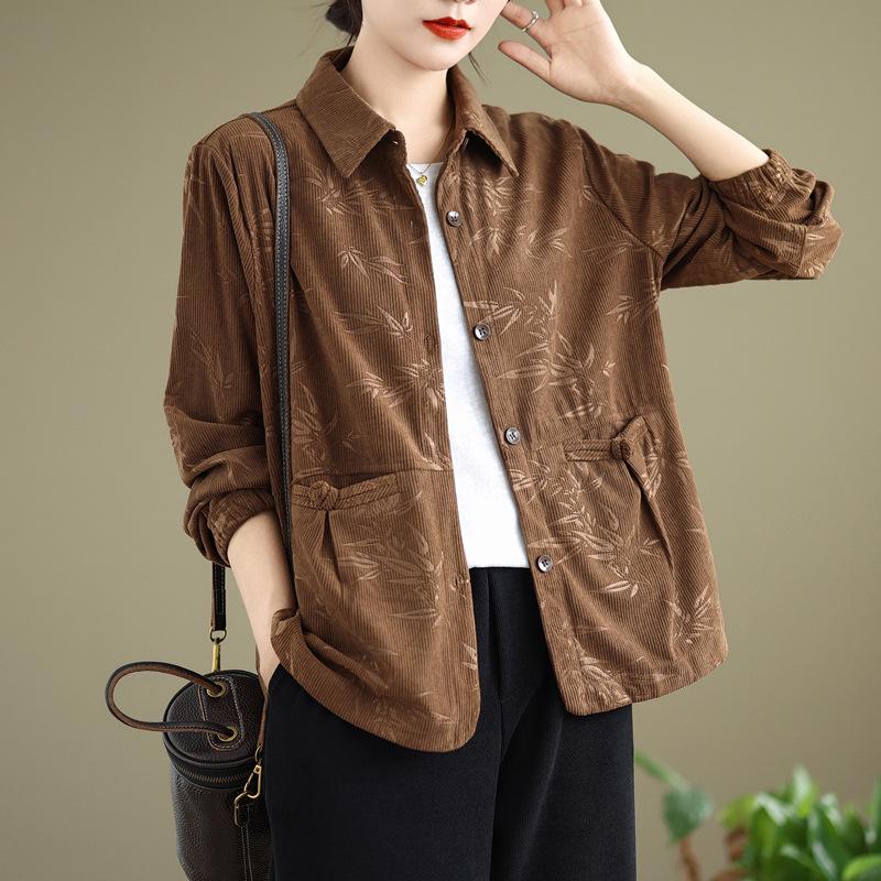 2026 Casual Corduroy Cardigan for Middle-Aged Women - Petite Plus Size, Retro Short Jacket for Spring and Autumn L кофейный
2026 Casual Corduroy Cardigan for Middle-Aged Women - Petite Plus Size, Retro Short Jacket for Spring and Autumn L кофейный