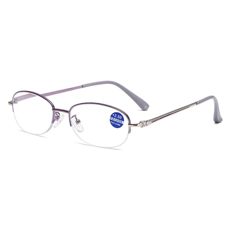New HD Reading Presbyopia Glasses Business Elegant Half Frame Glasses Anti Blue Presbyopia Glasses Women s Hyperopia Glasses 4.0
New HD Reading Presbyopia Glasses Business Elegant Half Frame Glasses Anti Blue Presbyopia Glasses Women s Hyperopia Glasses 4.0