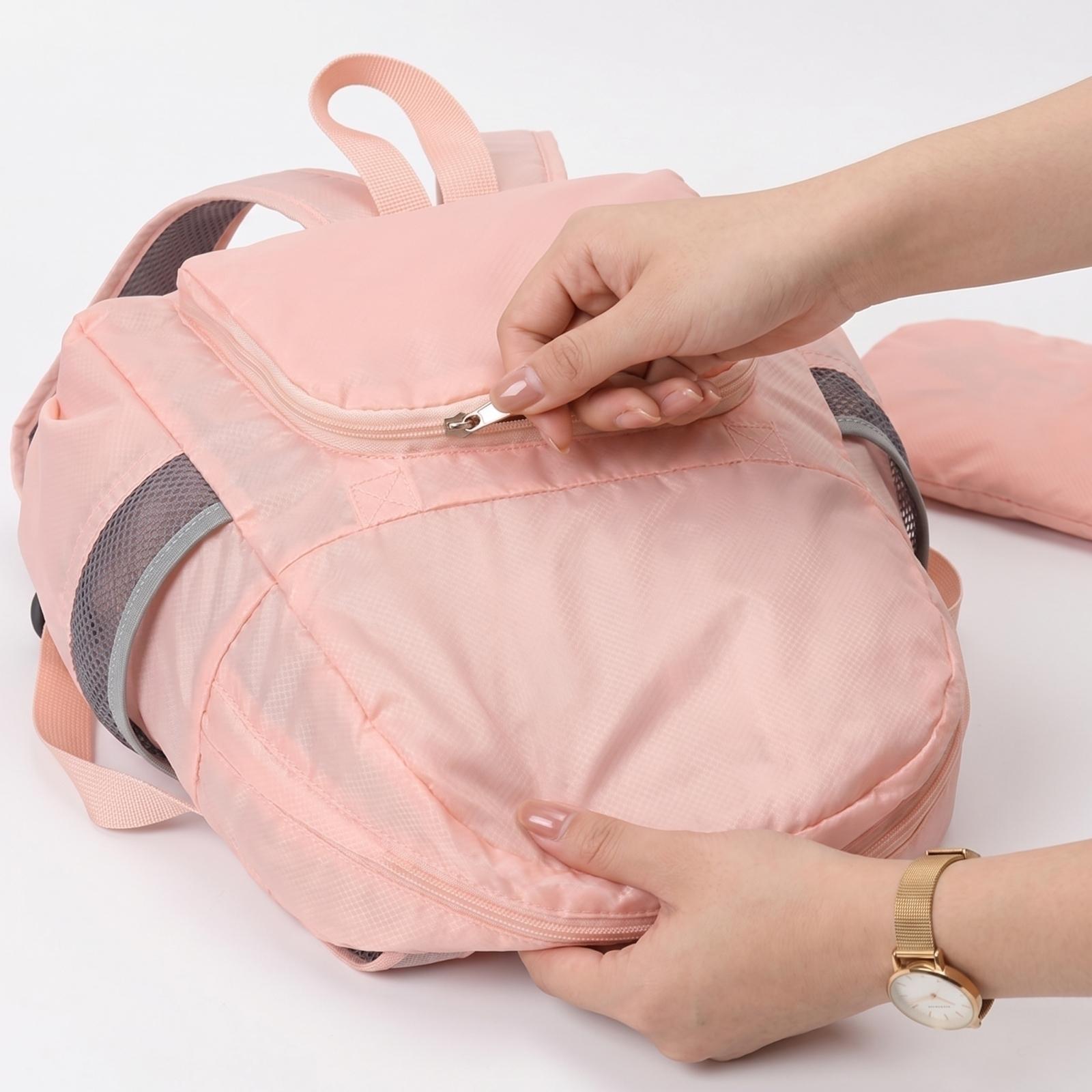 Lightweight Foldable Backpack Dual Use Convertible Shoulder Bag for Travel Hiking and Daily Use Compact Storage Design one size рожевий
Lightweight Foldable Backpack Dual Use Convertible Shoulder Bag for Travel Hiking and Daily Use Compact Storage Design one size рожевий
