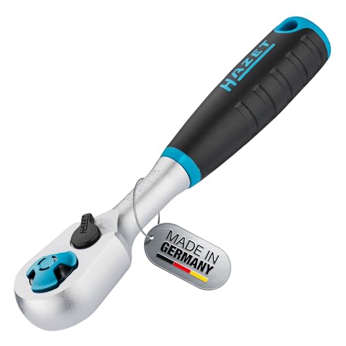 HAZET 863HPB HiPer Ratchet Wrench for 1/4-inch Bits, Fine Gear, 90-tooth Gear, 4-degree Feed, Chrome Vanadium Steel, Ultra-Durable, for Tight Spaces,
HAZET 863HPB HiPer Ratchet Wrench for 1/4-inch Bits, Fine Gear, 90-tooth Gear, 4-degree Feed, Chrome Vanadium Steel, Ultra-Durable, for Tight Spaces,