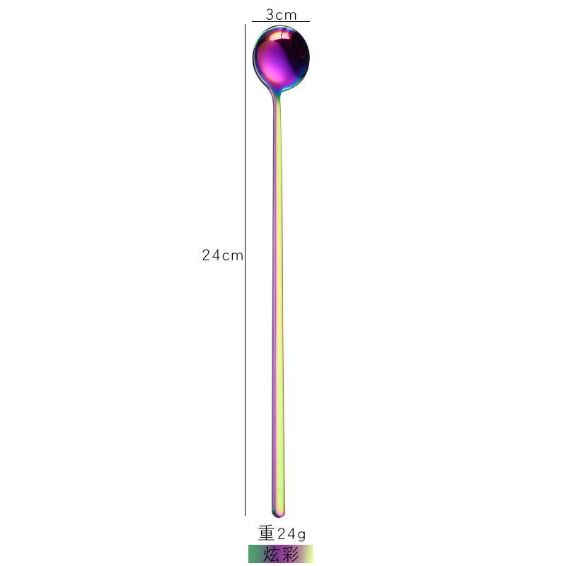 Ложка з довгою ручкою 24 см. Маленька ложка для смузі з піску з нержавіючої сталі Золотого кольору Ложка для змішування кави Креативна кругла ложка 4
Ложка з довгою ручкою 24 см. Маленька ложка для смузі з піску з нержавіючої сталі Золотого кольору Ложка для змішування кави Креативна кругла ложка 4