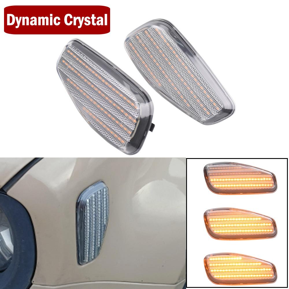 For Jeep Renegade BU 2014- 2Pcs LED Dynamic Side Marker Lights Turn Signal Blinker Indicator Lamps OEM#68256049AA 68256050AA Dynamic Crystal
For Jeep Renegade BU 2014- 2Pcs LED Dynamic Side Marker Lights Turn Signal Blinker Indicator Lamps OEM#68256049AA 68256050AA Dynamic Crystal