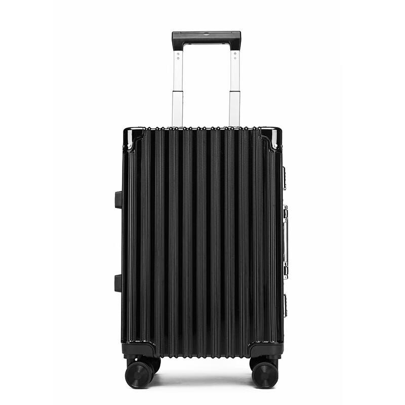Hengyuanxiang HYX8045 Striped Aluminum Frame Suitcase
Hengyuanxiang HYX8045 Striped Aluminum Frame Suitcase