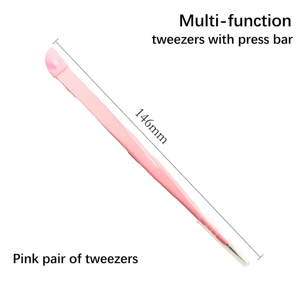 1Pcs 146mm Multi-Function Nail Art Tweezers Pink/Red/Black Double-Ended With Silicone Pressure Bar Manicure Rhinestones Picker #
1Pcs 146mm Multi-Function Nail Art Tweezers Pink/Red/Black Double-Ended With Silicone Pressure Bar Manicure Rhinestones Picker #