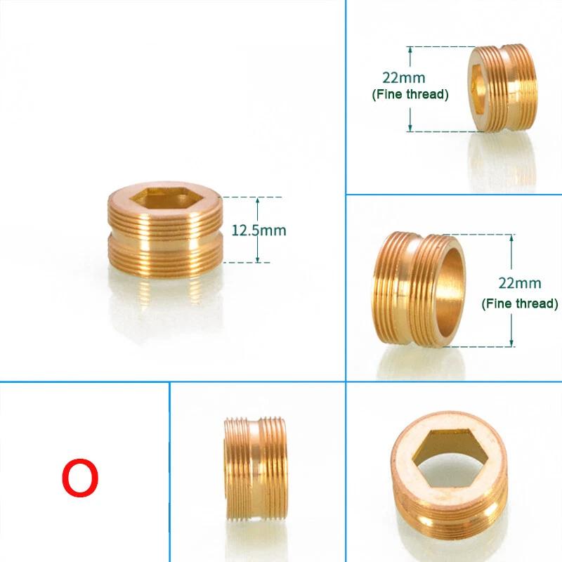 1~10Pcs 20/22/24mm to 1/2 3/4 Brass Faucet Aerator Adapter Connector Tap Fitting Connector Male & Female Fine/Coarse Tooth 1pcs
1~10Pcs 20/22/24mm to 1/2 3/4 Brass Faucet Aerator Adapter Connector Tap Fitting Connector Male & Female Fine/Coarse Tooth 1pcs