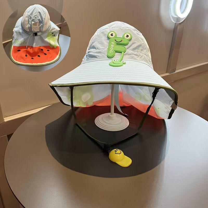 Fan-style children s summer sun hat with large brim, fashionable sun protection hat with shawl for girls, beach outdoor hat for boys Free size
Fan-style children s summer sun hat with large brim, fashionable sun protection hat with shawl for girls, beach outdoor hat for boys Free size