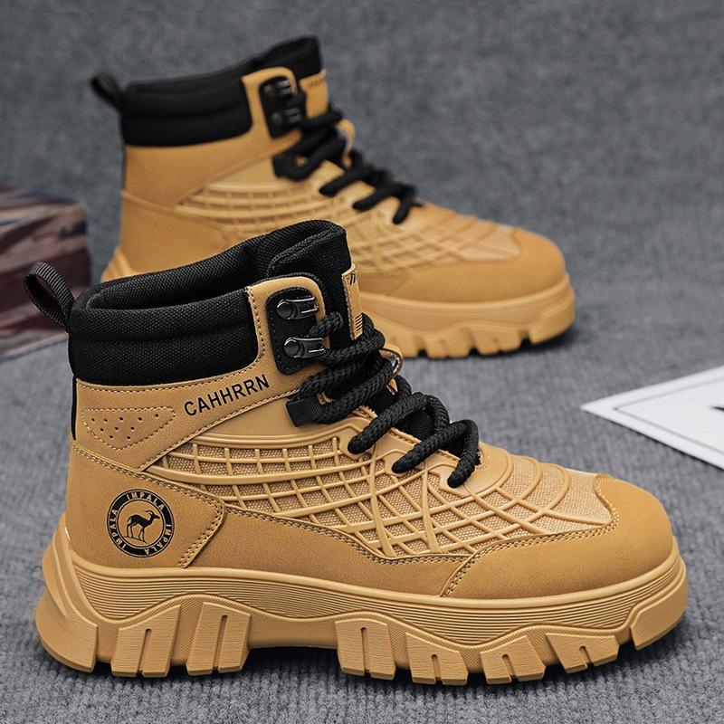 High-top men s shoes autumn trend leisure sports heightening rhubarb Martin boots men s 2024 new locomotive tooling boots 44
High-top men s shoes autumn trend leisure sports heightening rhubarb Martin boots men s 2024 new locomotive tooling boots 44