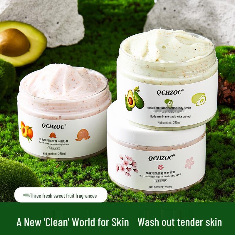 QCHZOC Niacinamide Body Scrub Trio
QCHZOC Niacinamide Body Scrub Trio