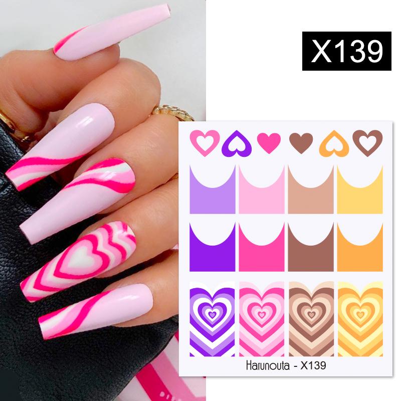 Harunouta Valentine Water Nail Stickers Heart Love Design Self-Adhesive Slider Decals Letters For Nail Art Decorations Manicure
Harunouta Valentine Water Nail Stickers Heart Love Design Self-Adhesive Slider Decals Letters For Nail Art Decorations Manicure