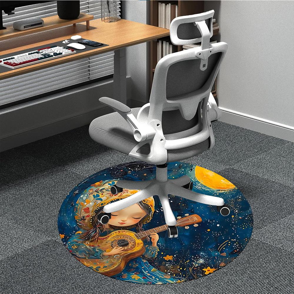 1PC Guitar Moon Office Round Area Rug, Indoor Mat Suitable ForOffice, Under Office Chairs Bedroom Living Room Home Decor, Room Deco g084 80cm by 80cm
1PC Guitar Moon Office Round Area Rug, Indoor Mat Suitable ForOffice, Under Office Chairs Bedroom Living Room Home Decor, Room Deco g084 80cm by 80cm