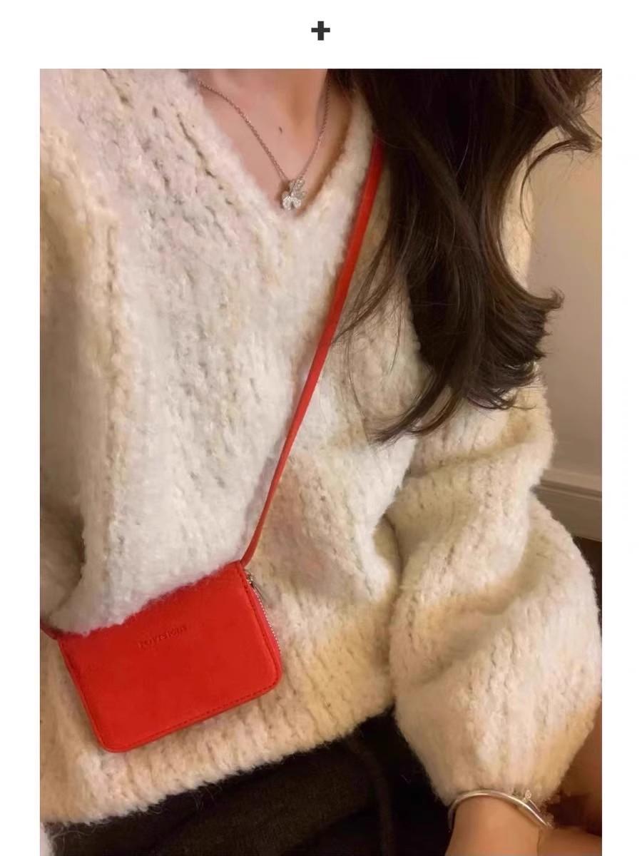 Niche FottsFotts Card Bag Mini Mini Small Waste Bag Neck Fanny Bag Silver Card Small Square Bag Women червоний
Niche FottsFotts Card Bag Mini Mini Small Waste Bag Neck Fanny Bag Silver Card Small Square Bag Women червоний