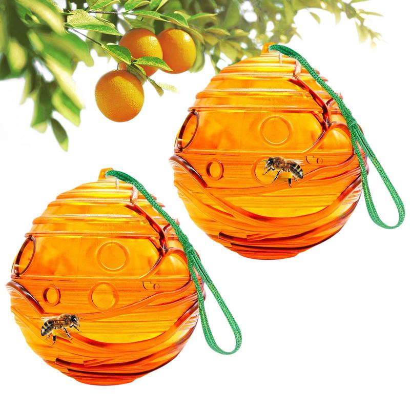 Bee Traps For Outside 2 Pack Outdoor Hornet Traps Reusable Fruit Fly Bait Natural Bait Trapping Gadget Hive-Shaped Design For CHINA
Bee Traps For Outside 2 Pack Outdoor Hornet Traps Reusable Fruit Fly Bait Natural Bait Trapping Gadget Hive-Shaped Design For CHINA