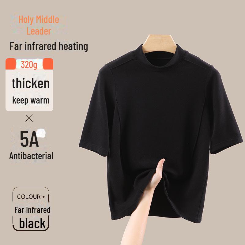 Женская немецкая бархатная антибактериальная утепленная рубашка с полувысоким воротником на осень/зиму; Мужской утепленный бархатный базовый слой с короткими рукавами. Ladies, S чёрный
Женская немецкая бархатная антибактериальная утепленная рубашка с полувысоким воротником на осень/зиму; Мужской утепленный бархатный базовый слой с короткими рукавами. Ladies, S чёрный