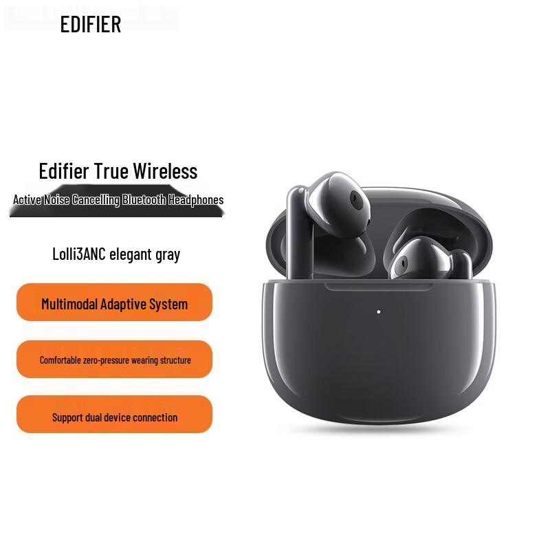 Edifier Lolli3 ANC Semi-in-ear Wireless Earbuds
Edifier Lolli3 ANC Semi-in-ear Wireless Earbuds