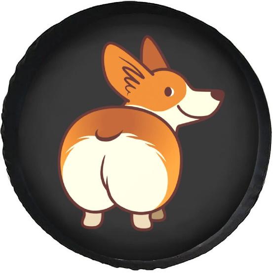 Cute Dog Corgi Butts Spare Tire Cover Wheel Protectors Dust-Proof Wheel Tire Cover Fit,Trailer, Rv, SUV and Many Vehicle 17inch 14 for Diameter 23 -27
Cute Dog Corgi Butts Spare Tire Cover Wheel Protectors Dust-Proof Wheel Tire Cover Fit,Trailer, Rv, SUV and Many Vehicle 17inch 14 for Diameter 23 -27