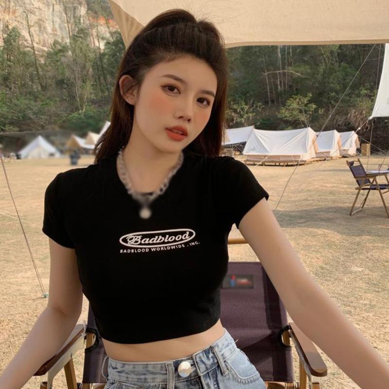 Женский укороченный топ облегающего кроя с круглым вырезом и буквенным принтом, повседневная футболка с коротким рукавом, топ для занятий йогой, базовая рубашка XL
Женский укороченный топ облегающего кроя с круглым вырезом и буквенным принтом, повседневная футболка с коротким рукавом, топ для занятий йогой, базовая рубашка XL