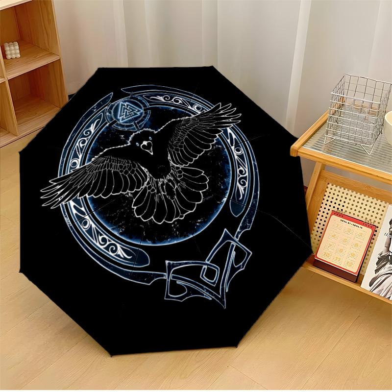 Viking Design Printed umbrella windproof folding umbrella portable sun and rain umbrella suitable for gifting
Viking Design Printed umbrella windproof folding umbrella portable sun and rain umbrella suitable for gifting