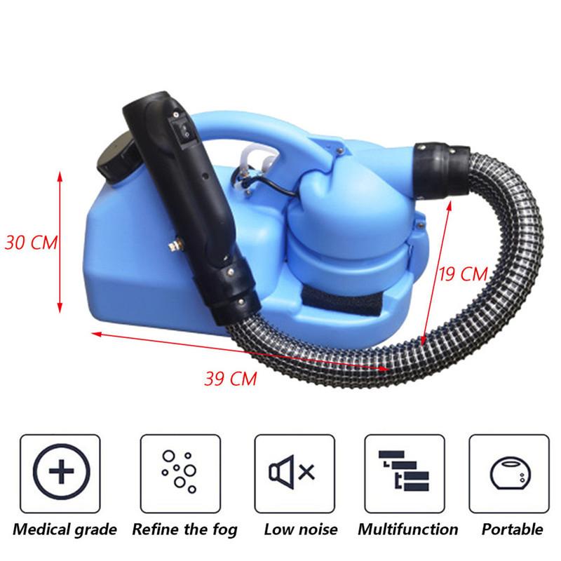 7 л Электрическая машина холодного тумана Портативный распылитель ULV Сверхмалый объем Ранцевый электрический опрыскиватель Дезинфекционная машина
7 л Электрическая машина холодного тумана Портативный распылитель ULV Сверхмалый объем Ранцевый электрический опрыскиватель Дезинфекционная машина