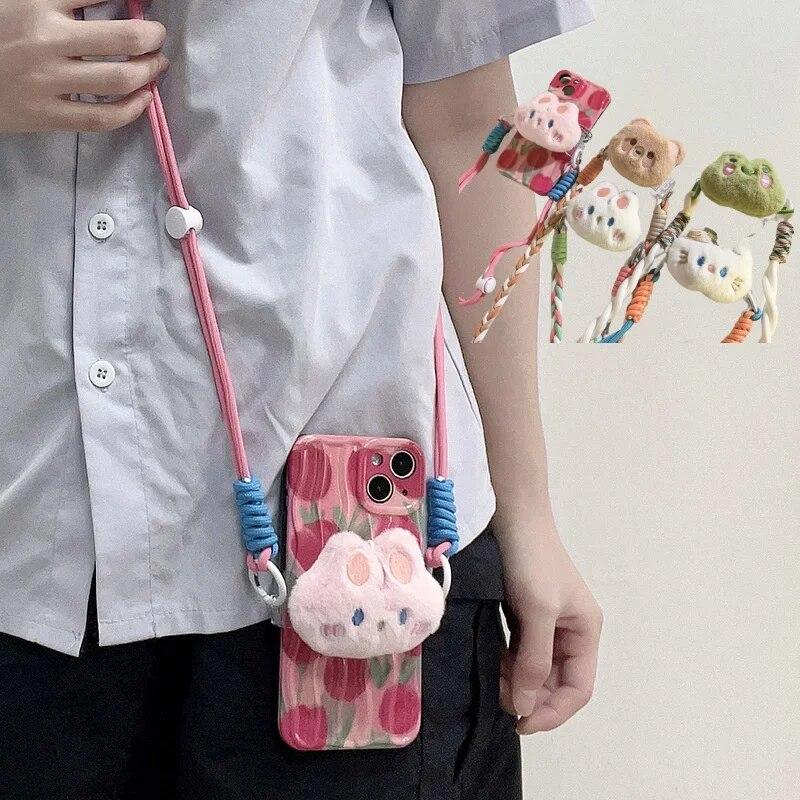 1 шт., длинный ремешок для телефона через плечо, Kawaii мультяшная кукла, зажим для телефона с животными, ремни, милый ремешок с кроликом и котом для девочек
1 шт., длинный ремешок для телефона через плечо, Kawaii мультяшная кукла, зажим для телефона с животными, ремни, милый ремешок с кроликом и котом для девочек