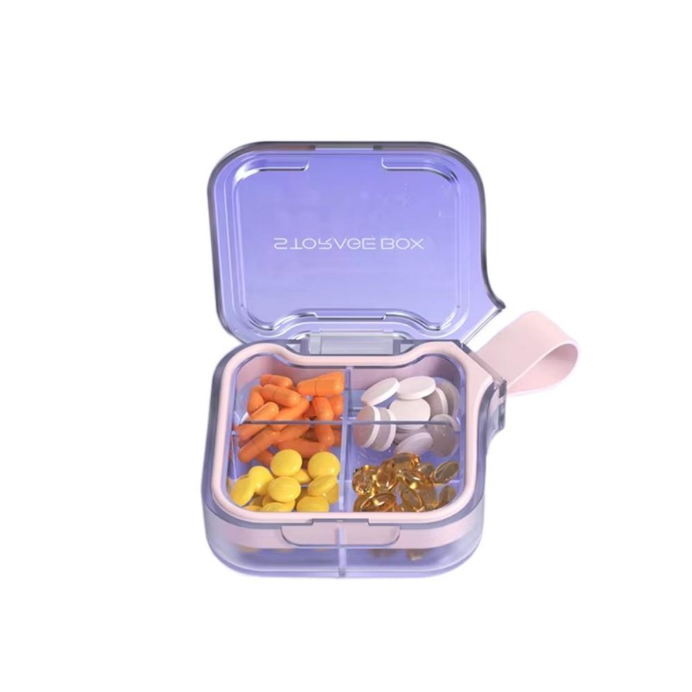 4/7 Grids Portable Pill Box Food-Grade Damp-Proof Sealed Pill Dispenser with Handle Clear Cover Weekly Pill Organizer
4/7 Grids Portable Pill Box Food-Grade Damp-Proof Sealed Pill Dispenser with Handle Clear Cover Weekly Pill Organizer