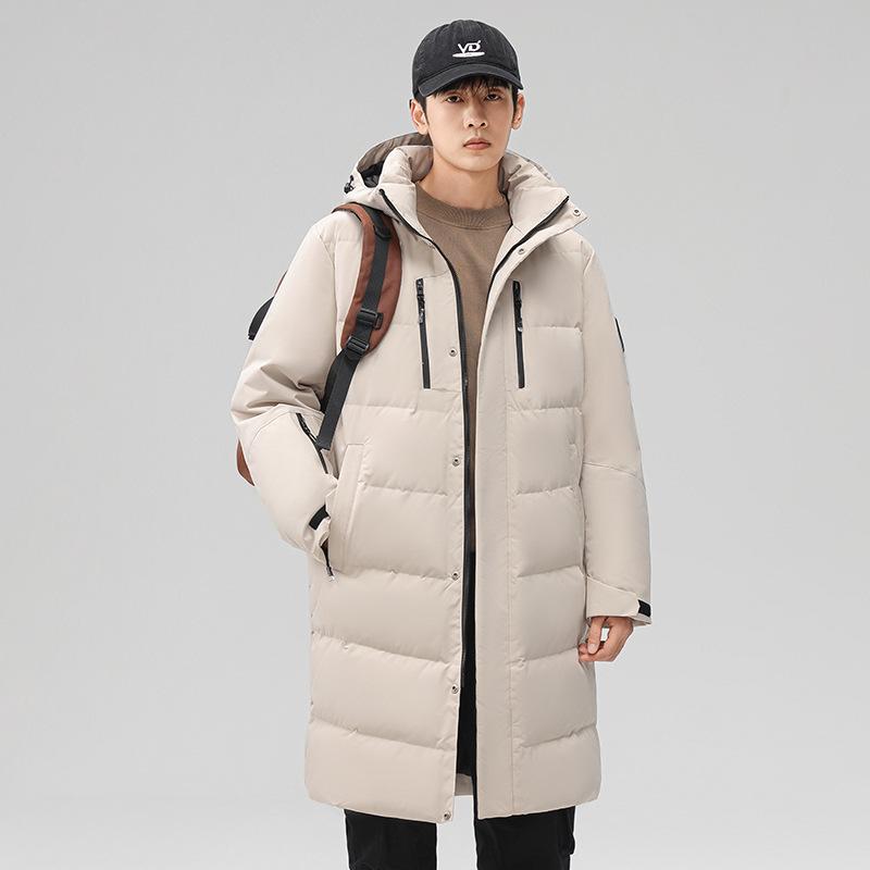 Мужской пуховик средней длины мужской новый зимний пух белой утки модный универсальный парный пуховик с капюшоном для мужчин 3XL
Мужской пуховик средней длины мужской новый зимний пух белой утки модный универсальный парный пуховик с капюшоном для мужчин 3XL