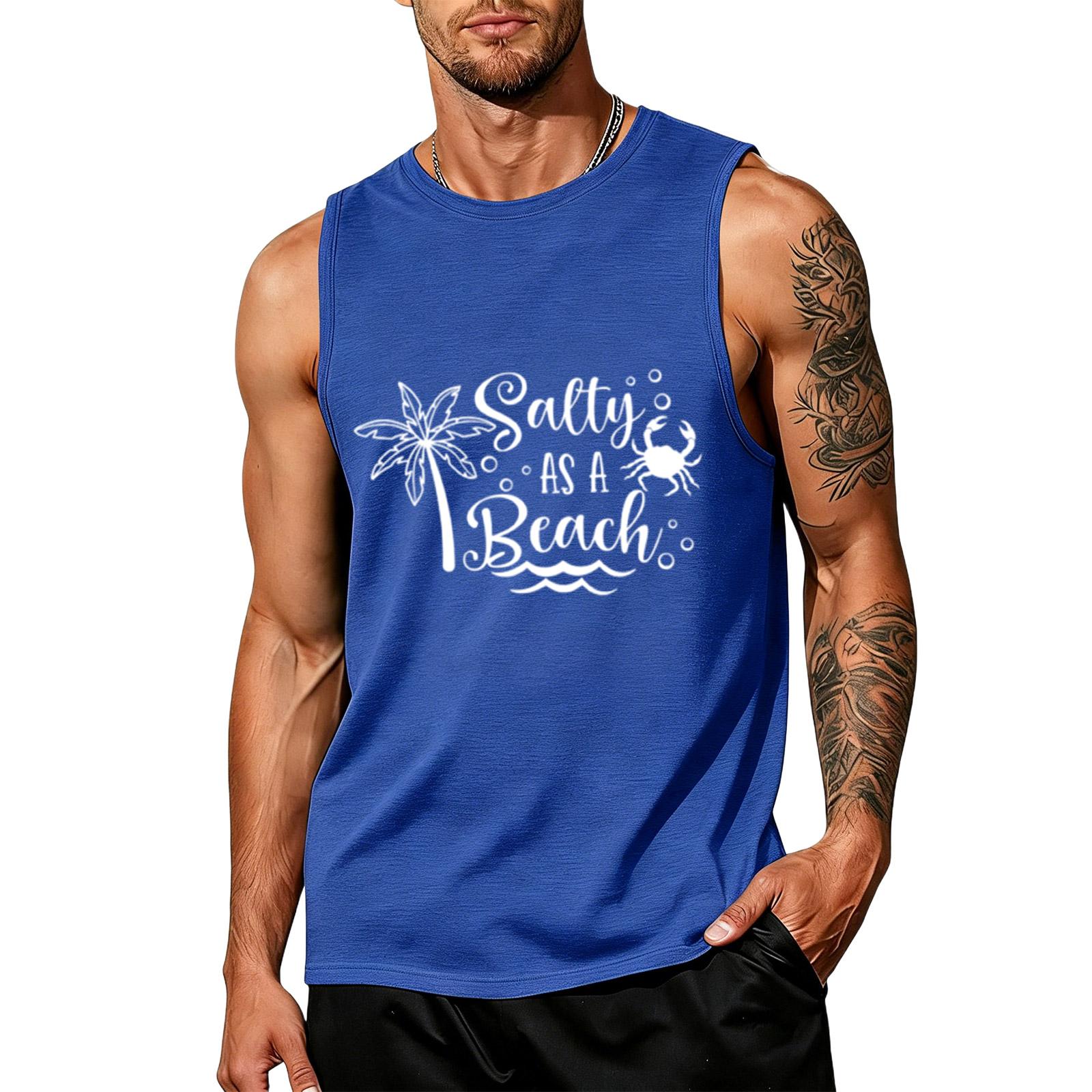 Men’s Sleeveless Tank Top As A Beach Print Tree Crab Casual Relaxed Fit Summer Shirt XXXL синий
Men’s Sleeveless Tank Top As A Beach Print Tree Crab Casual Relaxed Fit Summer Shirt XXXL синий