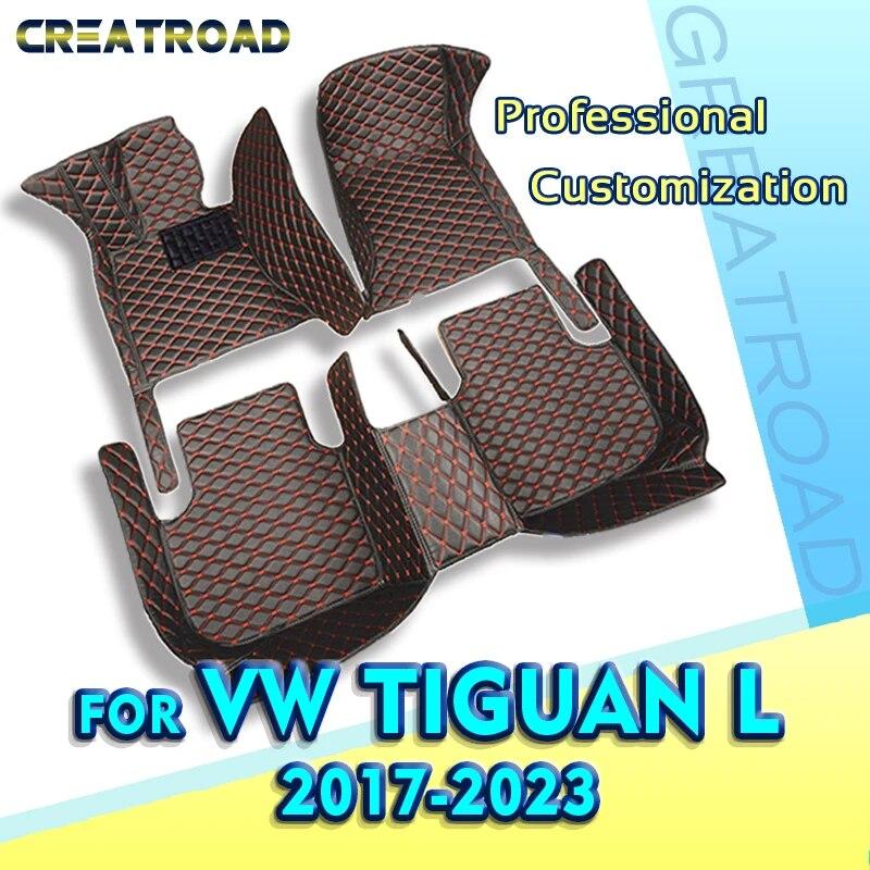Автомобильные коврики для Volkswagen VW Tiguan L 2017-20018, индивидуальные автомобильные подушечки для ног, автомобильный коврик, интерьер
Автомобильные коврики для Volkswagen VW Tiguan L 2017-20018, индивидуальные автомобильные подушечки для ног, автомобильный коврик, интерьер