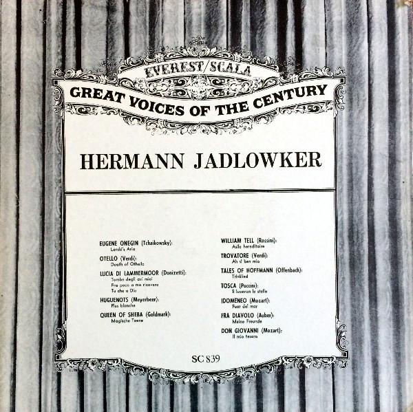 Виниловая пластинка HERMANN JADLOWKER Hermann Jadlowker SC839 EverestScala US Классика Б/У
Виниловая пластинка HERMANN JADLOWKER Hermann Jadlowker SC839 EverestScala US Классика Б/У