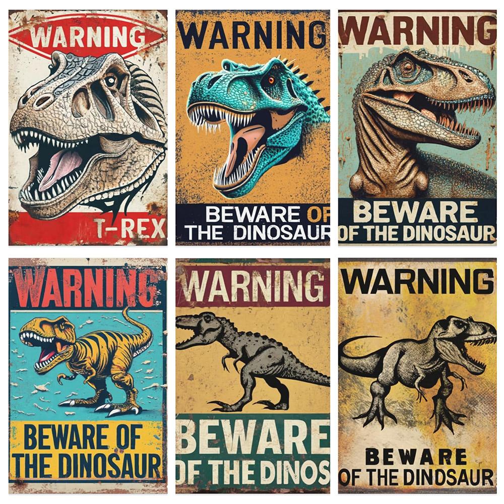 Funny Beware of The Dinosaur Tin Sign Retro Metal Wall Decor Poster Vintage Sign for Home Bar Garage Garden Patio Porch Bathroom 20x30cm
Funny Beware of The Dinosaur Tin Sign Retro Metal Wall Decor Poster Vintage Sign for Home Bar Garage Garden Patio Porch Bathroom 20x30cm
