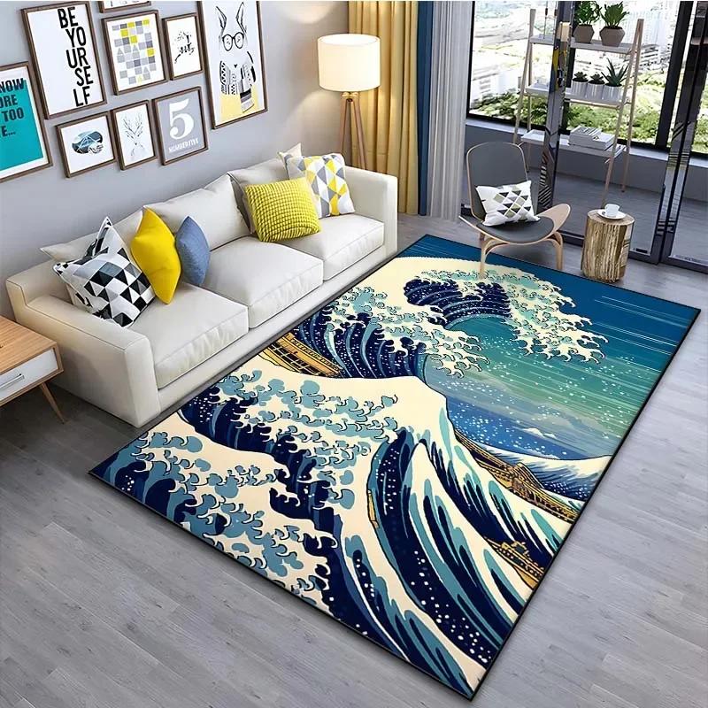 1PC Japanese Art Kanagawa Waves Carpet for Living Room Home Decor Large Area Rug Bedroom Floor Rug Non-slip Easy Washable Mat 40x60cm
1PC Japanese Art Kanagawa Waves Carpet for Living Room Home Decor Large Area Rug Bedroom Floor Rug Non-slip Easy Washable Mat 40x60cm