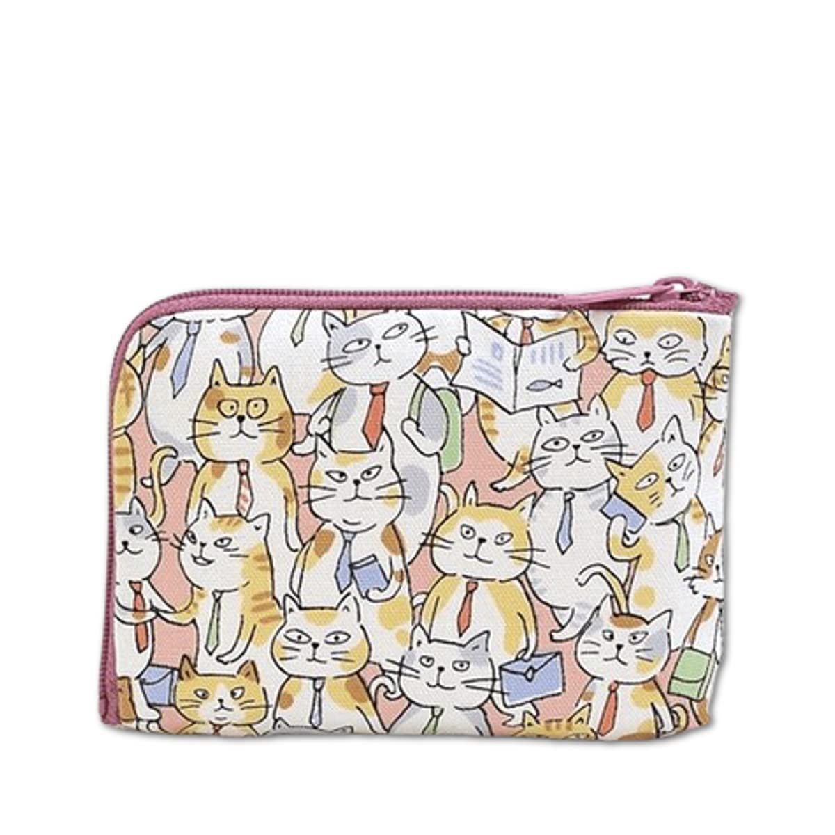 Кошелек Shikisaido Gyugyu cat case портмоне L-образной формы + один аксессуар (розовый)
Кошелек Shikisaido Gyugyu cat case портмоне L-образной формы + один аксессуар (розовый)