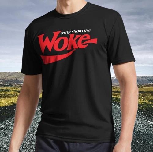 New Stop Snorting Woke (on black) Active T-Shirt Funny Size S - 5XL XL
New Stop Snorting Woke (on black) Active T-Shirt Funny Size S - 5XL XL