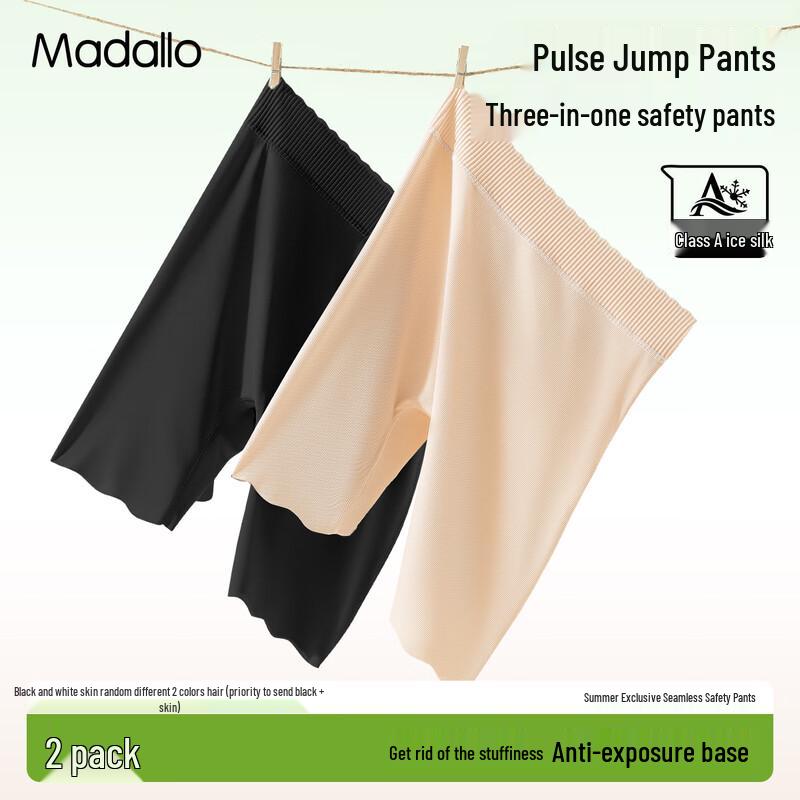 Женские модальные бесшовные шорты-безопасности из ледяного шелка, защищающие от просвечивания (2-Pack) XL 120-160
Женские модальные бесшовные шорты-безопасности из ледяного шелка, защищающие от просвечивания (2-Pack) XL 120-160
