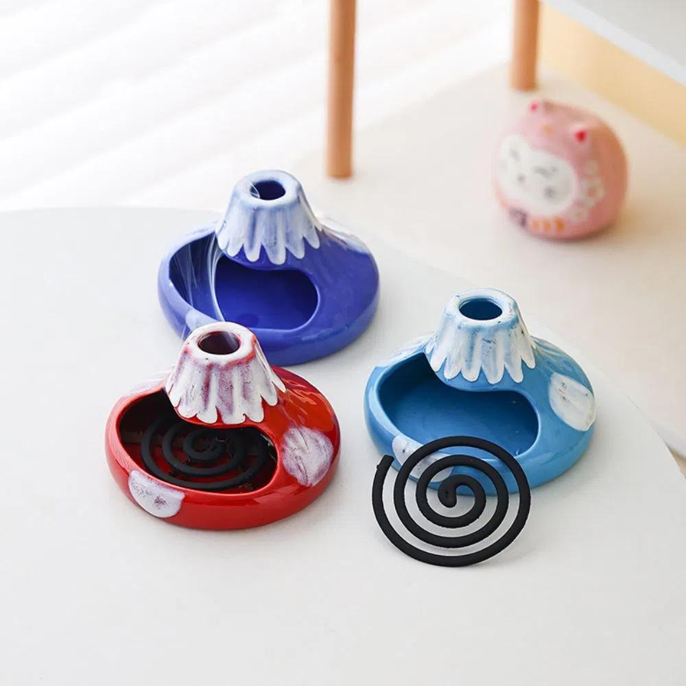 Fire-resistant Volcanic Shape Mosquito Incense Rack Ceramic Anti Scalding Holder Home Supplies темно-синього кольору
Fire-resistant Volcanic Shape Mosquito Incense Rack Ceramic Anti Scalding Holder Home Supplies темно-синього кольору