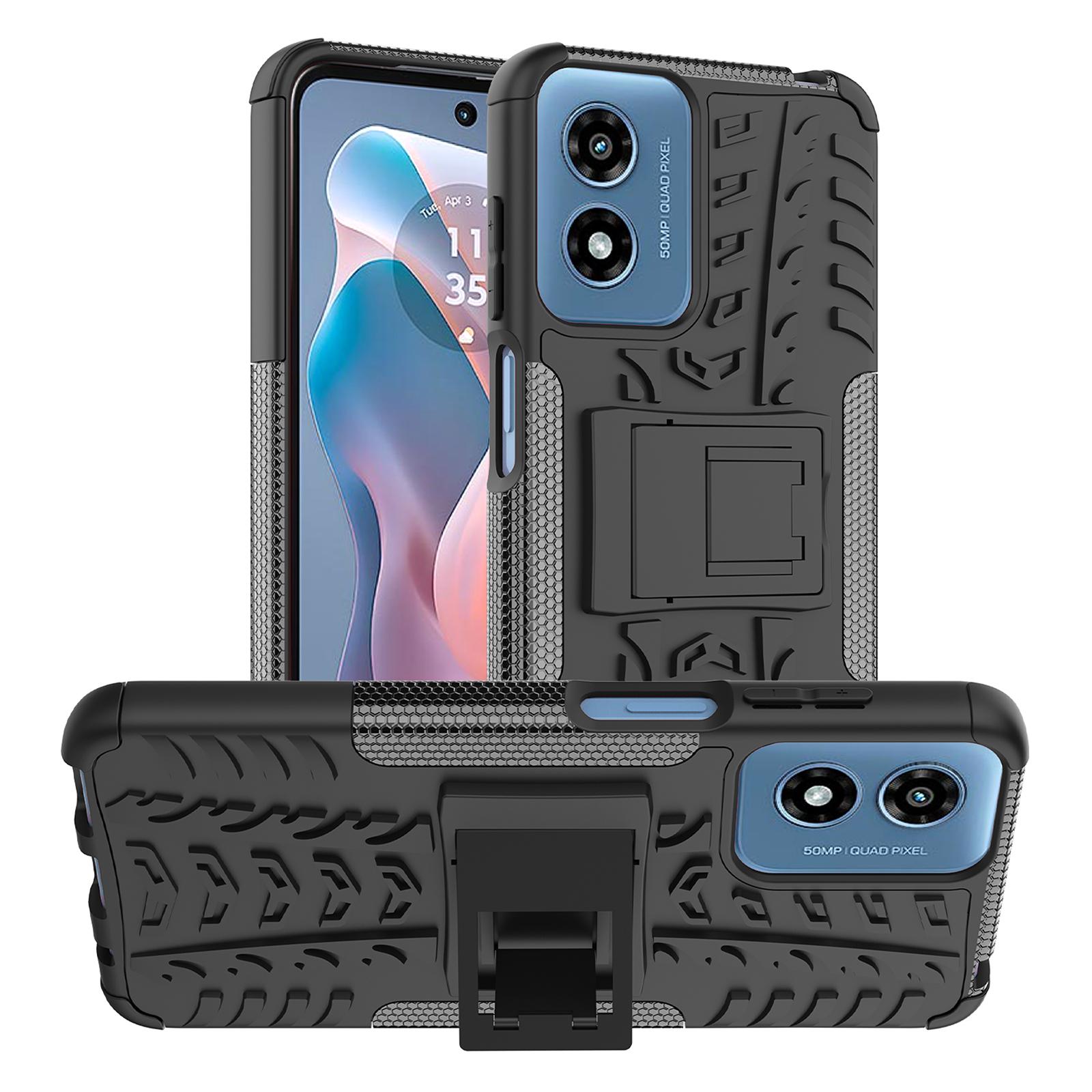 Для Motorola Moto G Play (2024) Чехол 4G с подставкой для ПК + нескользящий чехол для телефона с рисунком шин ТПУ Black
Для Motorola Moto G Play (2024) Чехол 4G с подставкой для ПК + нескользящий чехол для телефона с рисунком шин ТПУ Black