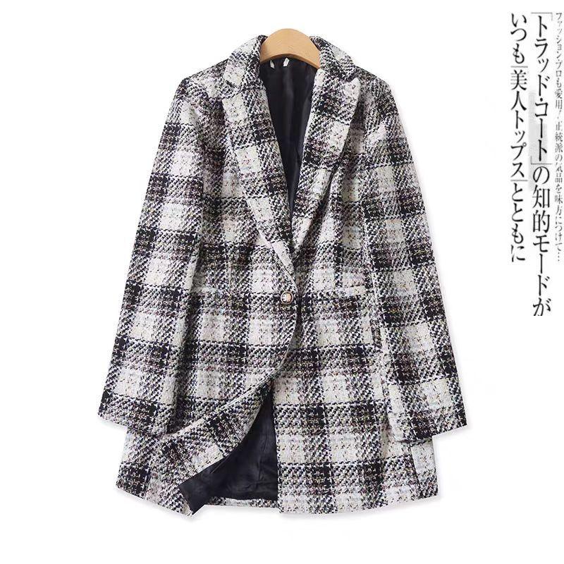 Изящные пиджаки модели Весна и Осень Новая Внешняя торговля Женская одежда Воротник-стойка Одна пуговица Длинный рукав Средней длины 30578 Meady Haig B- 1-31-1 XS
Изящные пиджаки модели Весна и Осень Новая Внешняя торговля Женская одежда Воротник-стойка Одна пуговица Длинный рукав Средней длины 30578 Meady Haig B- 1-31-1 XS