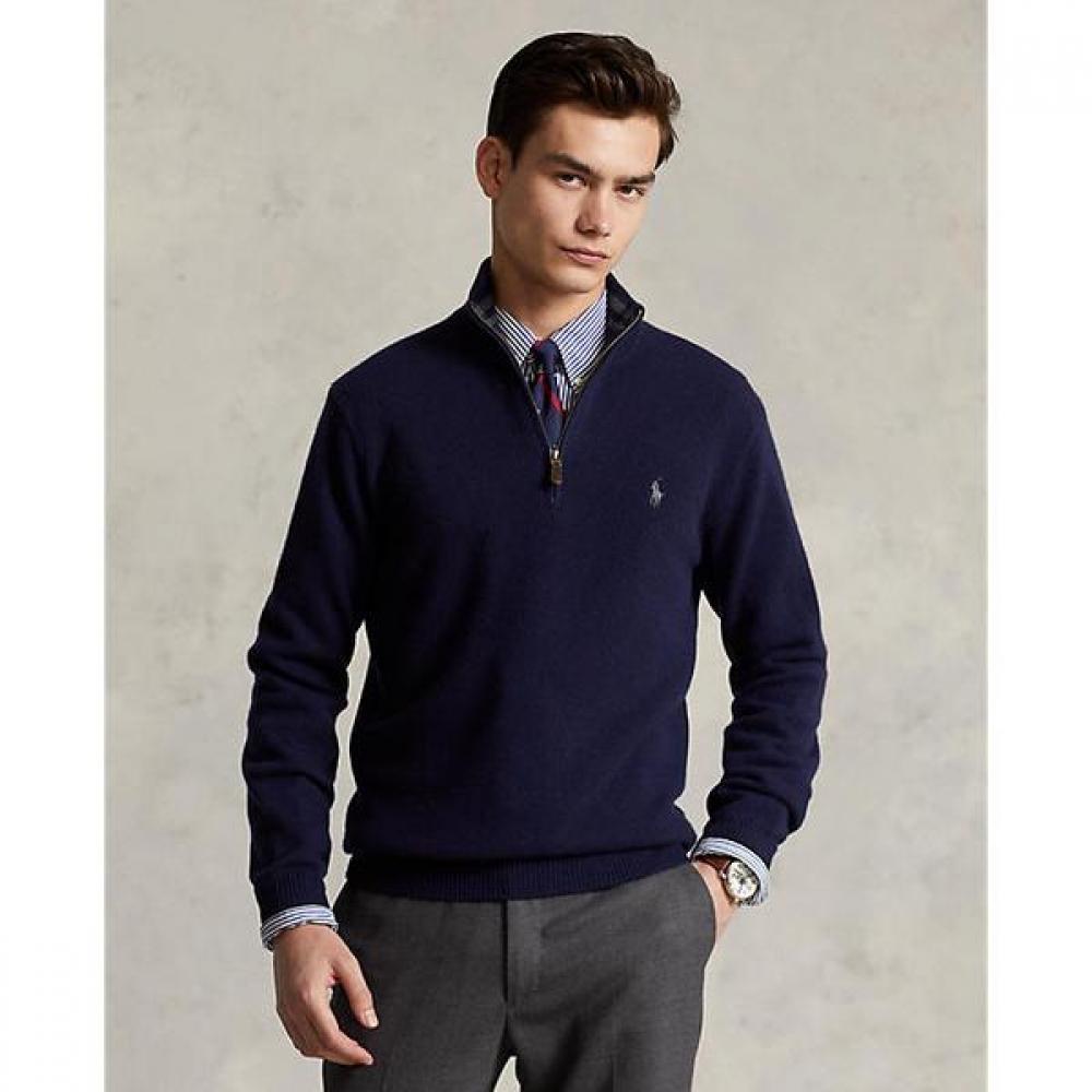 Polo Ralph Lauren Men S Wool caShmere Quarter Zip Sweater mnpoSwe16821102400 XXL
Polo Ralph Lauren Men S Wool caShmere Quarter Zip Sweater mnpoSwe16821102400 XXL