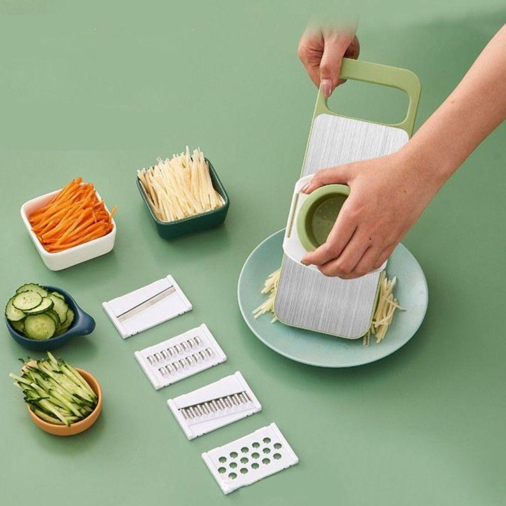 with Hand Protector Kitchen Shredder 5 in 1 Slicer Multifunctional Vegetable Chopper Salad
with Hand Protector Kitchen Shredder 5 in 1 Slicer Multifunctional Vegetable Chopper Salad