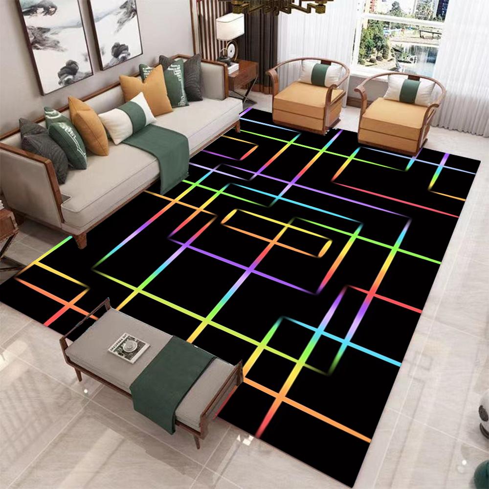 Black Geometry Abstract Carpet Living Room Home Large Bedroom Rug Light Luxury Sofa Coffee Table Non-slip Floor Mat Decoration 40X60CM
Black Geometry Abstract Carpet Living Room Home Large Bedroom Rug Light Luxury Sofa Coffee Table Non-slip Floor Mat Decoration 40X60CM