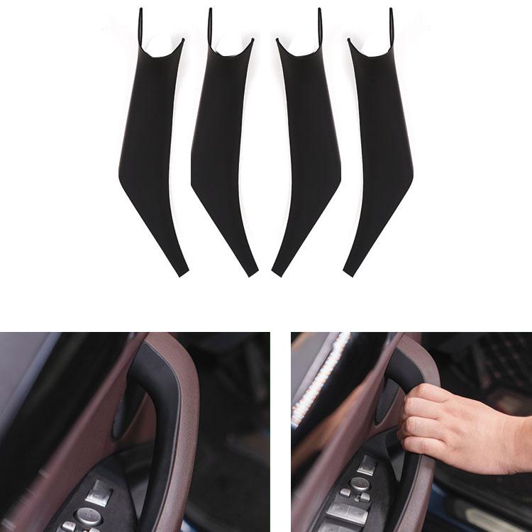 4pcs Car-styling ABS Black Interior Door Armrest Panel Grab Handle Pull Cover Trim For BMW X3 X4 G01 G02
4pcs Car-styling ABS Black Interior Door Armrest Panel Grab Handle Pull Cover Trim For BMW X3 X4 G01 G02