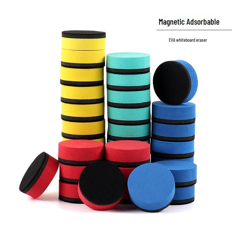 Magnetic Round EVA Felt Cloth Whiteboard Eraser - Colorful for Whiteboards & Blackboards
Magnetic Round EVA Felt Cloth Whiteboard Eraser - Colorful for Whiteboards & Blackboards
