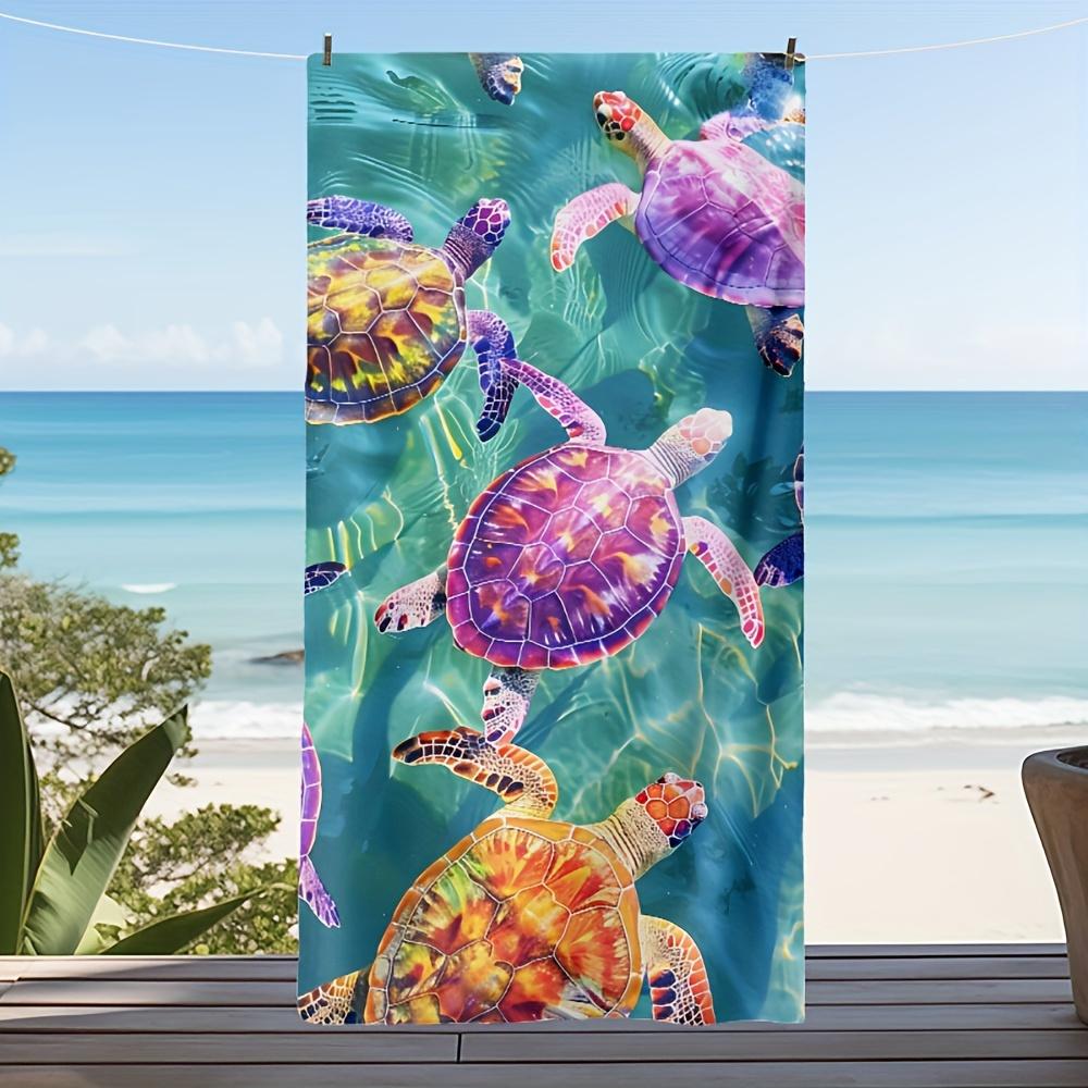 Large Size Turtle Lightweight Beach Towel, Quick Beach Chair Blanket Bath Swimming Camping Towel W40*H60(CM)
Large Size Turtle Lightweight Beach Towel, Quick Beach Chair Blanket Bath Swimming Camping Towel W40*H60(CM)