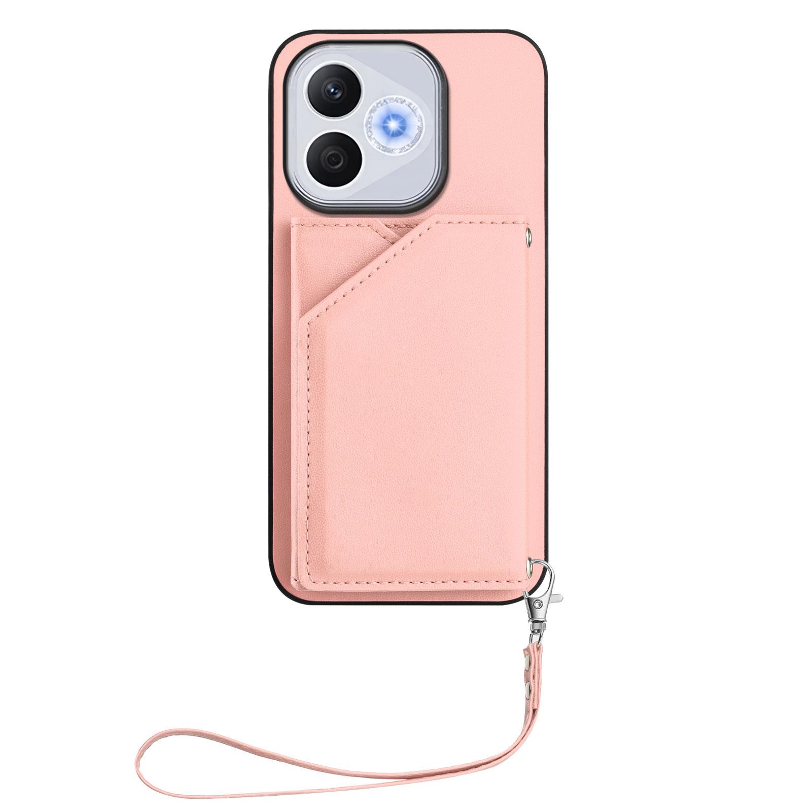 For Honor X70i/Honor 400 Lite Case Card Holder Kickstand Skin-Touch Phone Cover with Wrist Strap Light Purple
For Honor X70i/Honor 400 Lite Case Card Holder Kickstand Skin-Touch Phone Cover with Wrist Strap Light Purple